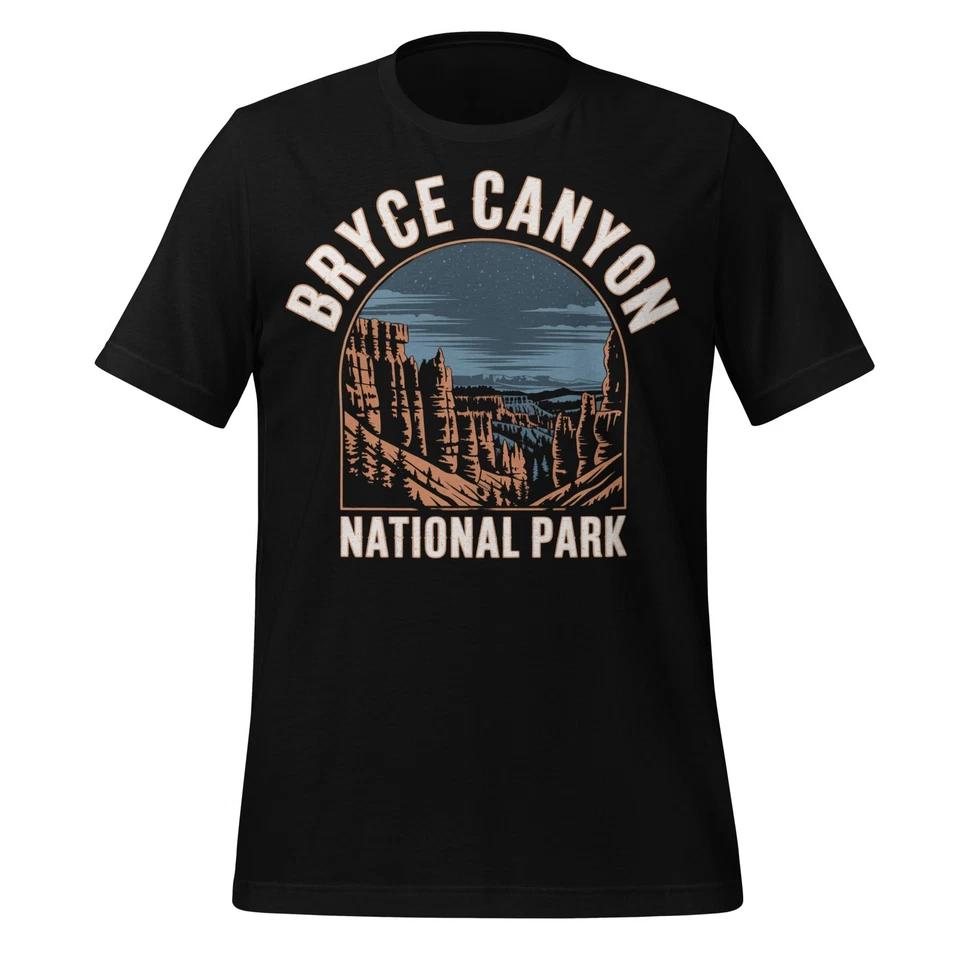 Bryce Canyon National Park Starry Sky Unisex Hiking Adventure Nature T-Shirt S