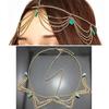 Women Charm Bohemian Hair Crown Cuff Headband Headwrap Headdress Chain