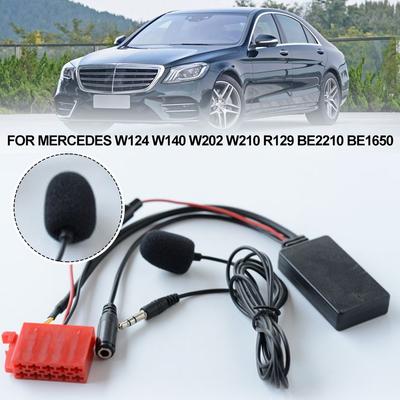 Adapter Bluetooth Muzyka AUX Do Mercedesa W124 W140 W202 W210 Z Mikrofonem