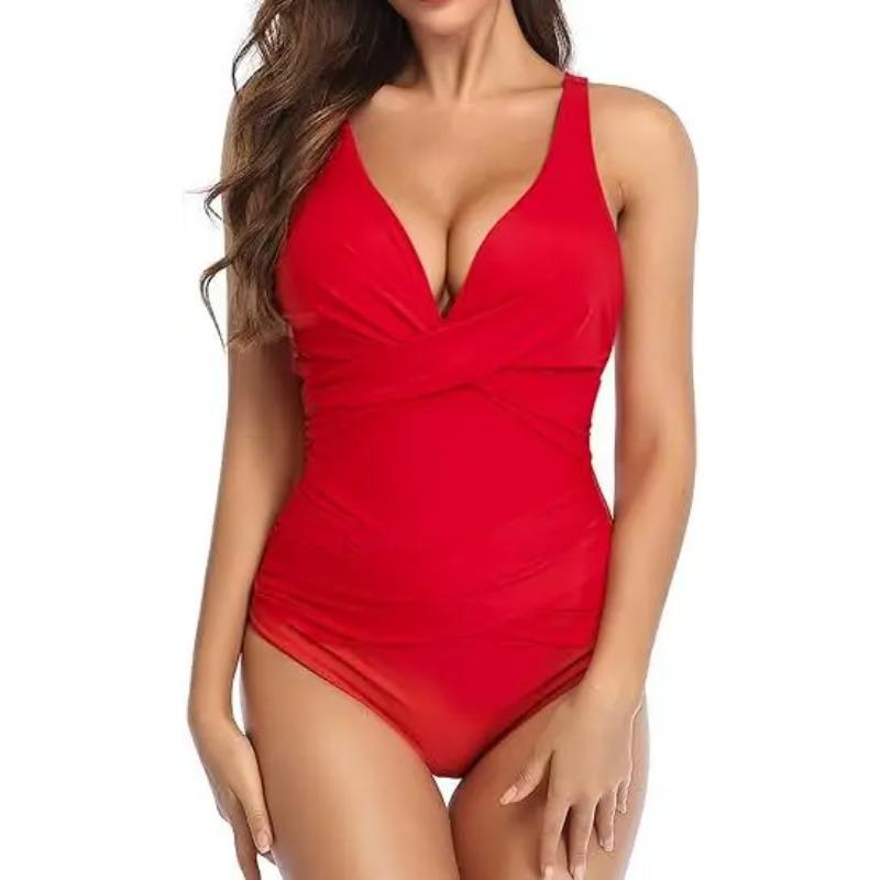 Vintage One Piece Swimsuit Sexy Printed Swimming Suit for Women Summer Monokini Swimwear Bathing Suits Boho Ladies Swimsuits