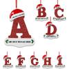 1Pcs 26 Christmas Letter Decor Xmas Tree Decoration 3D Hanging Pendant Party Home Room Ornament Navidad New Year 2026 Gifts