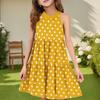 Children's Summer Casual Fashion Round Neck Sleeveless  Dress