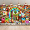 Children's Classroom Background Banner, Party Background Cloth, Photography Booth Party, Decorative Background, Party Su