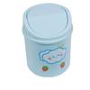 Ins Desktop Mini Trash Can Bin Tube Bedroom Waste and Home Cleaning Cute Mini Garbage Can Storage Box with Cover Kawaii Stickers