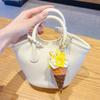 Simulation Ice Cream Keychain Cute Food Shaped Keyring Fashion Ice Cream Key Rings  Holiday Gifts