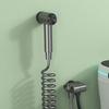 Grey/White Toilet Bidet Faucet Set Wall-mounted Sprayer Shower Faucet Nozzle Bathroom Toilet Flusher Bathe Clean Washer Tap