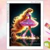 Bellissima Collezione Principessa Elfa del Balletto Pittura Diamante 5D Piena di Diamanti Pittura Diamante Applicata a Mano Kit Pittura Decorativa Animata