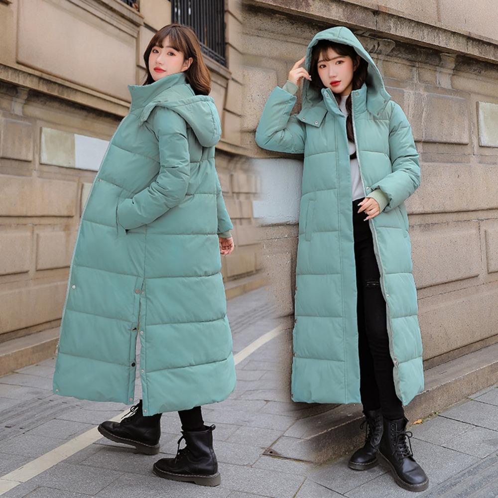 Winter New Korean Version Fashion Slim Down Cotton Hooded Thickened Cotton-padded Coat