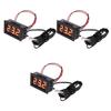 1/3/5Pcs DC 12V Mini LED Digital Temperature Sensor Module Meter Detector Thermometer Tester Panel Gauge with Sensors Probe