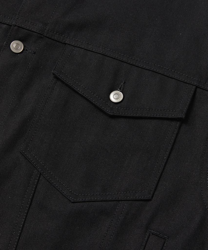 Wmc Curved Denim Trucker_Black