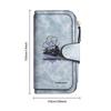 Vintage Locomotive Pattern Long Wallet Fashion Portable Purse for Daily Use