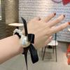 Korean Style Woman Big Pearl Hair Ties Hairband Scrunchies Girls Ponytail Holders Rubber Band Hair Accessories  New Fashion