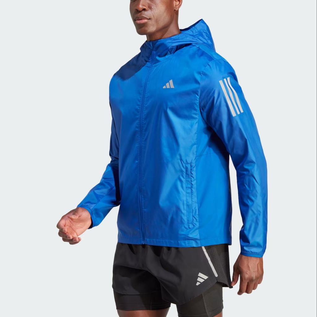 Adidas Originals Logo Long Sleeve Jacket Men Tops Blue IL4790