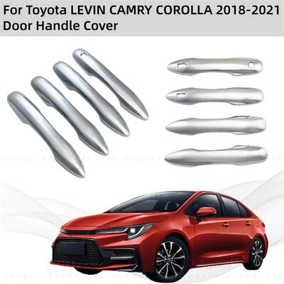 Brand New ABS Chrome Car Accessory 2018 For Toyota LEVIN CAMRY COROLLA Door Handle Bowl Cover Trim Paste Style