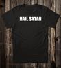 Gothic T-Shirt 100% Baumwolle HAIL SATAN Satanisch Teufel Okkult Gothic