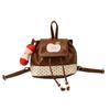 2025 Autumn Cute Apple Pendant Women's Lightweight Travel Backpack - Large Capacity, Casual Commuting Bag