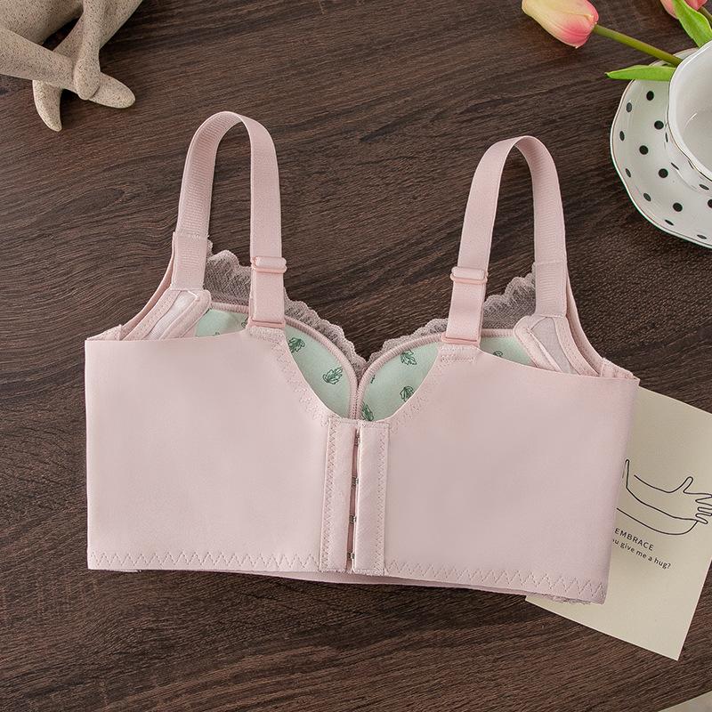 Sexy Female Breathable Gathering Small Breasts Without Steel Ring Bra Upper Support Secondary Breasts Anti-sagging Lace Bra Special Offer