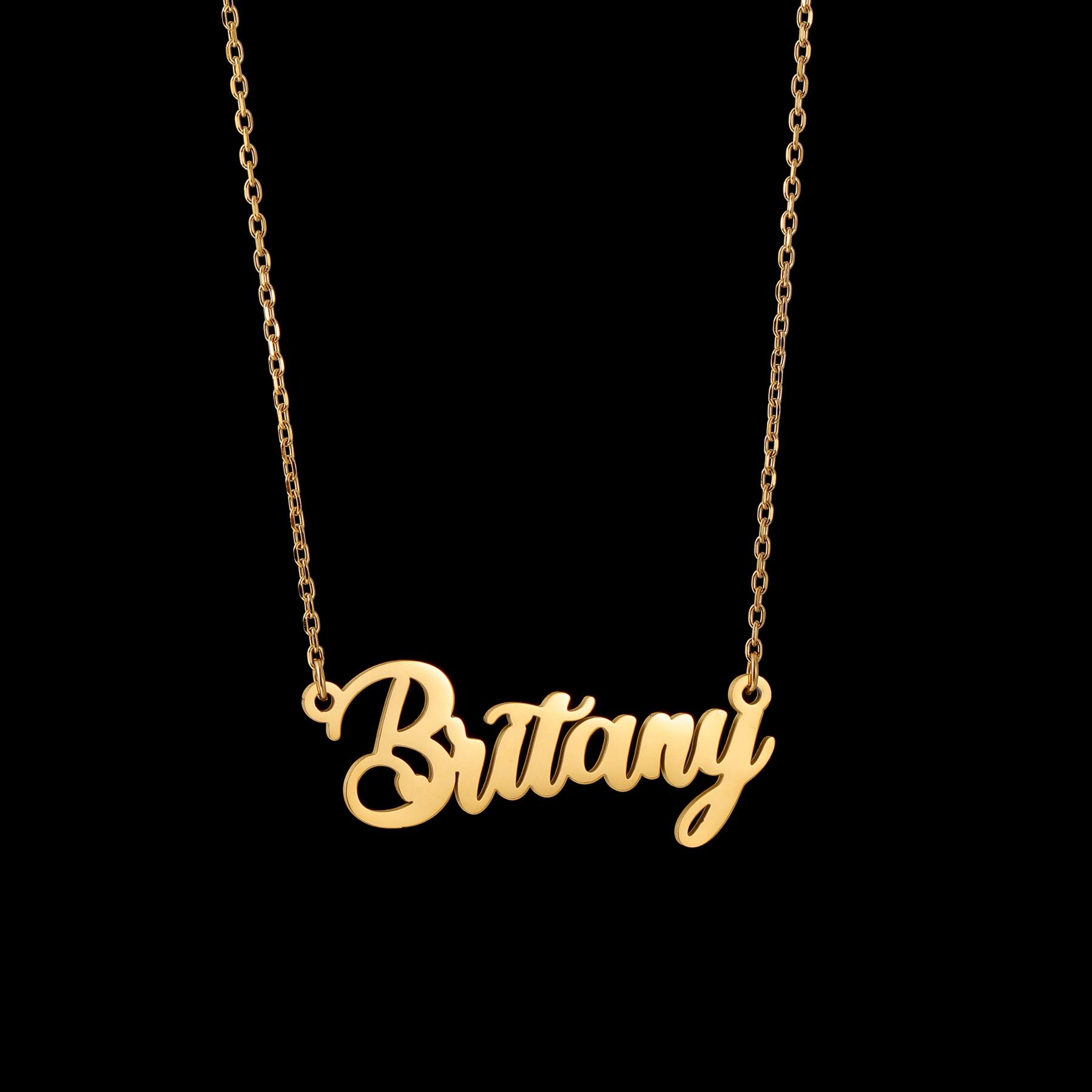 

Atoztide Personalized Custom Name Jewelry Set Stainless Steel Necklace Bracelet Stud Earring For Women Link Chain Birthday Gift Send the Length&Silver color