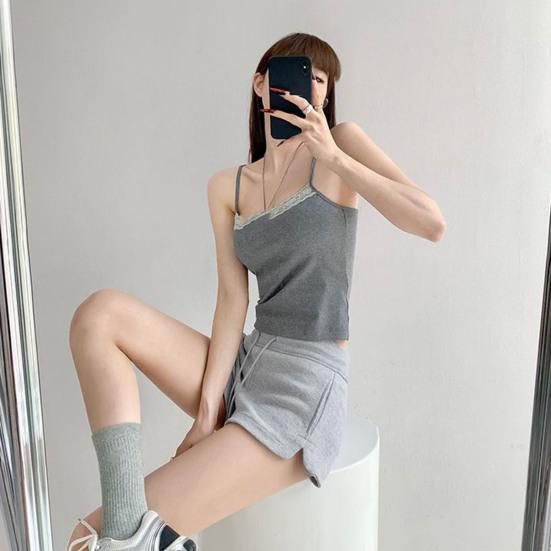 Women Athletic Shorts Summer Sexy Booty Workout Yoga Shorts High Waist Mini Shorts with Drawstring And Pockets for Gym Running Cycling