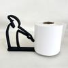 Sturdy Plastic Toilet Paper Dispenser Bathroom Wall Mounted Organizers Easy Installation Multiple Use