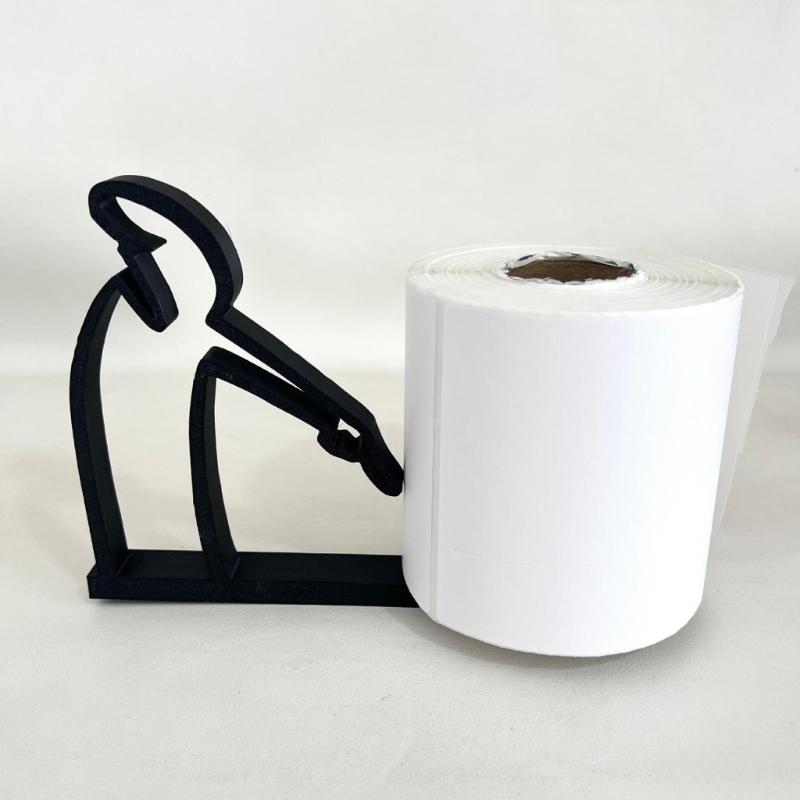 Sturdy Plastic Toilet Paper Dispenser Bathroom Wall Mounted Organizers Easy Installation Multiple Use
