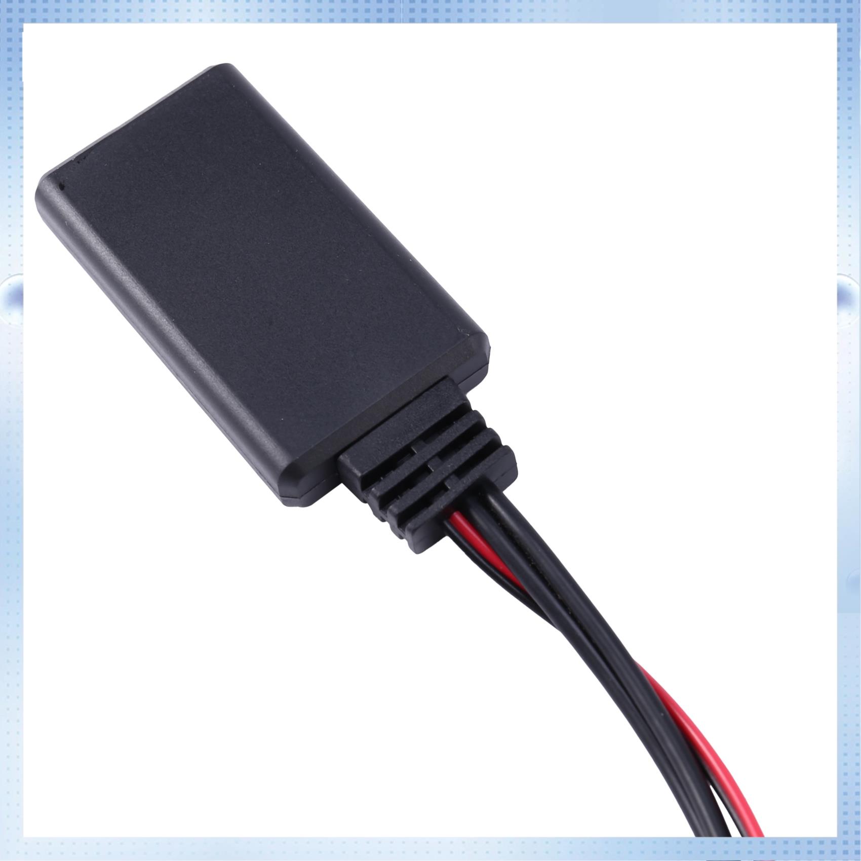 Car Bluetooth Module Aux-In Audio For Bmw E39 E46 E38 E53 16:9 Navigation Aux-In Bluetooth Wire Adapter чёрный