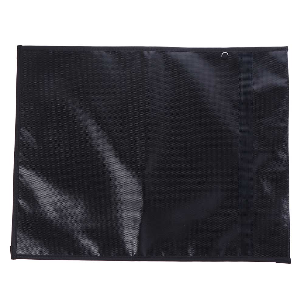 Waterproof RFID Signal Blocking Pouch Signal Blocker Black Signal Shielding Bag Document Bag Fireproof Faraday Pouch