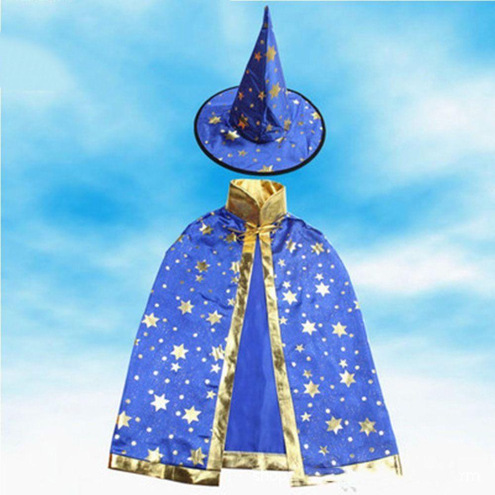 

New Party Bronzing pentagram Cloak Witch Cloak Cosplay Prop Halloween Cloak