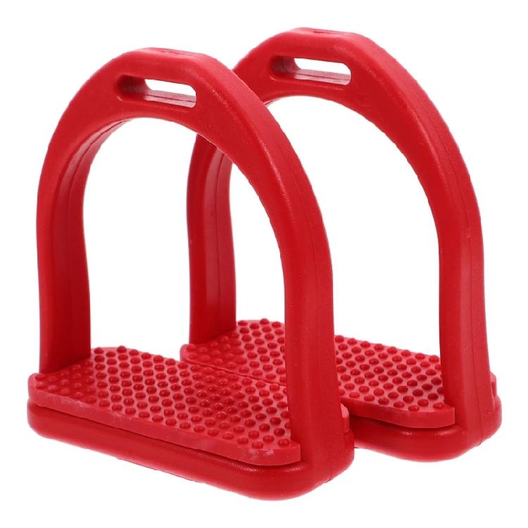 Weather-s Resistant Plastic Stirrups Equipped With Nons-s-s-s Skid Rubber Pads For Secure Mounting And Durability