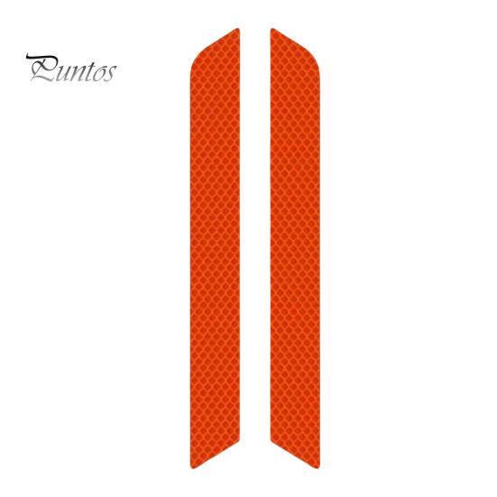 Car Sticker 1 Pair Reflective Strip Self-adhesive Strong Reflection Wear-resistant High Brightness Auto Accessories Scratch Resistant Warning