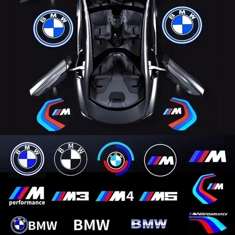 2 Stück LED Auto Tür Willkommenslicht HD Laser Projektorlampe Für BMW M Performance M2 M3 M4 M5 M6 E46 E90 E60 F10 F30 E39 E36 F20 E87