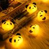 Panda String Lights for Children's Room Decoration - Colorful Hanging Night Lights with Panda Design
