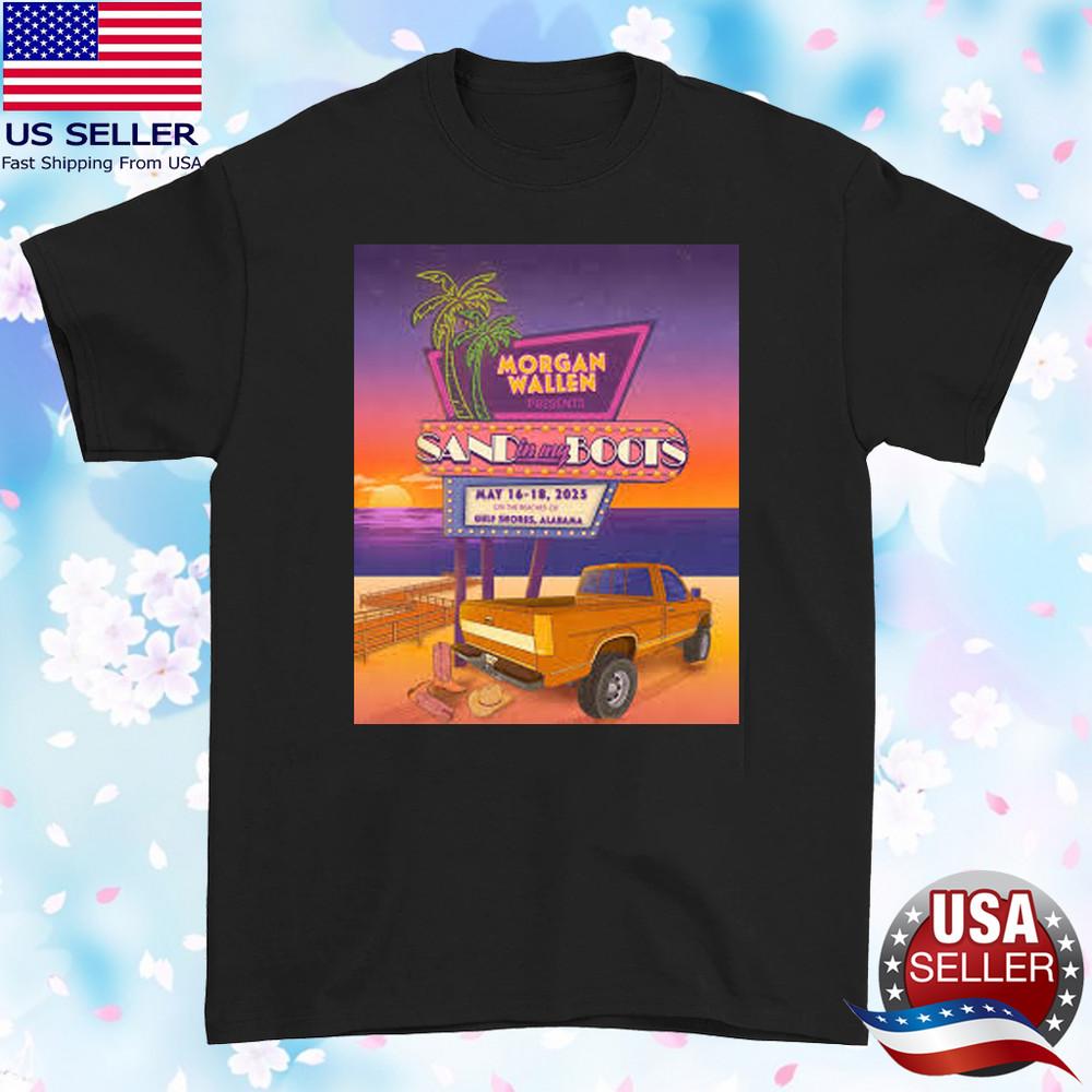 HOT NEW Morgan Wallen 2025 black shirt Unisex All sizes S to 5Xl JJ5095 Unisex T-Shirt XXL