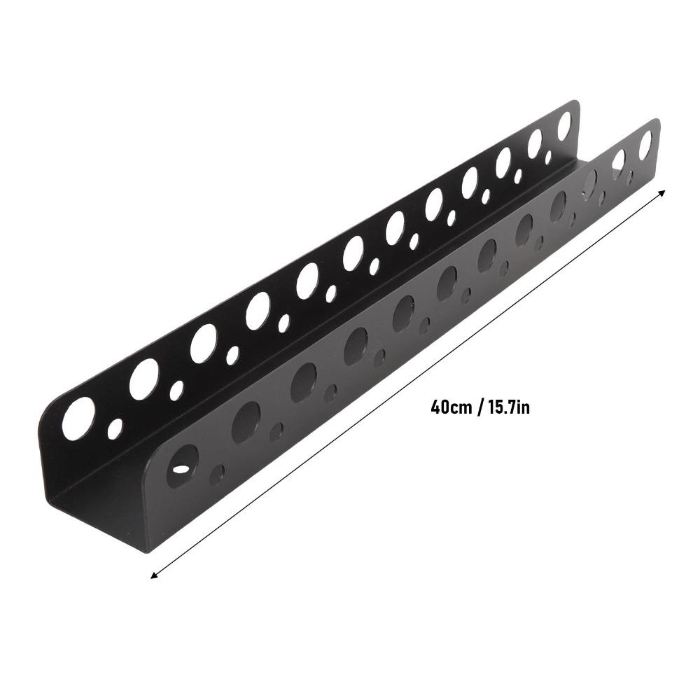 Space Saving Wall Tool Rack Wall Mounted Tool Organizer Holder Tool Storage Rack Workshop Shed