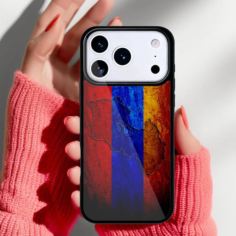 

Чехол для телефона с гербом Армении и флагом для iPhone 17 16 15 14 13 Pro Max Задняя крышка для 12 11 Pro Coque iPhone 16e