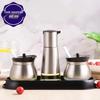 Commercial 304 Stainless Steel 3-Piece Seasoning Bottle Set