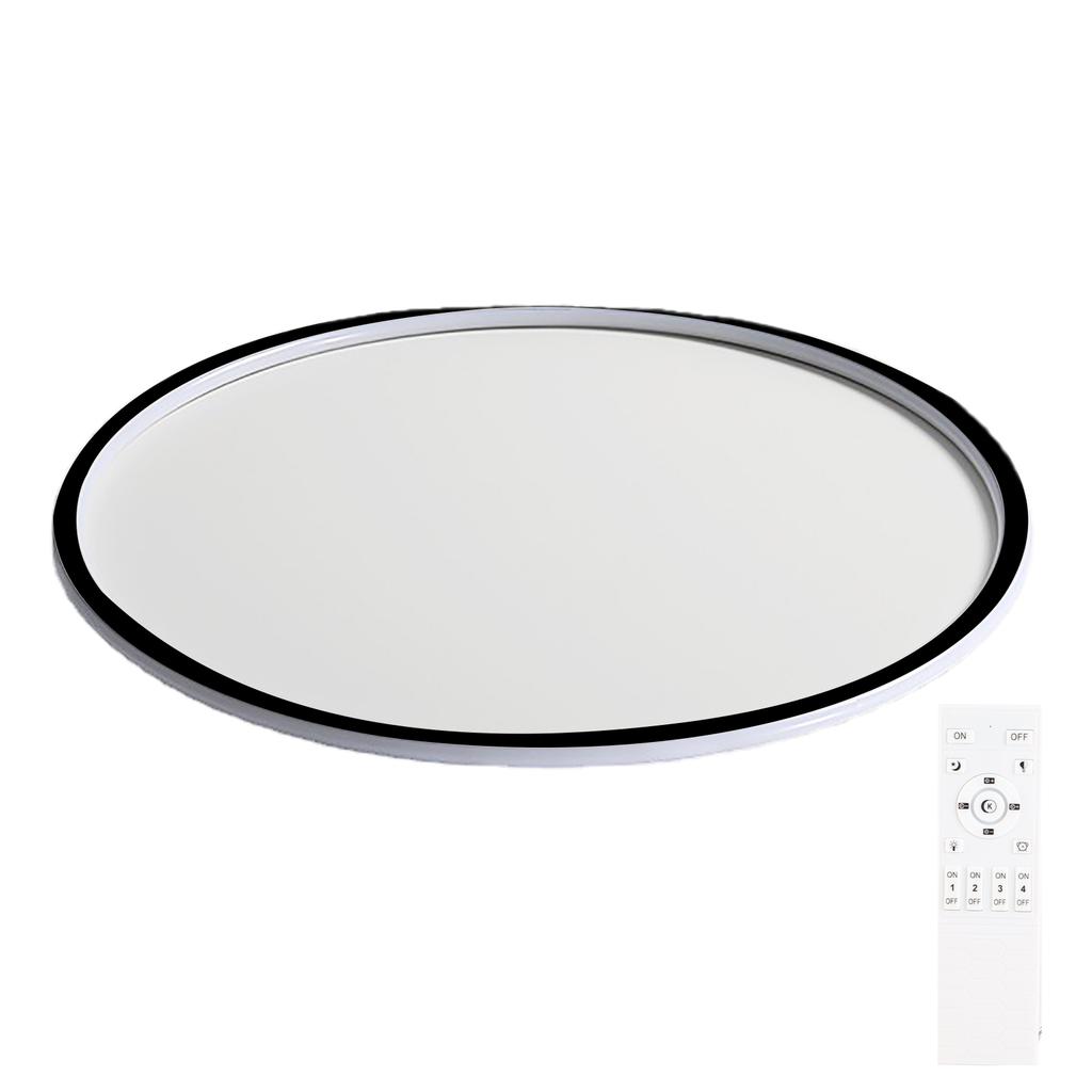 Round Flat Panel Light Minimalist Nordic Style LED Ceiling Mount Disk Light for Living Room