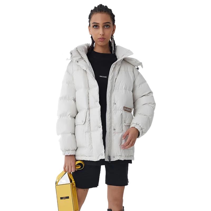 Women's Urban Print Loose Puffer Down Jacket