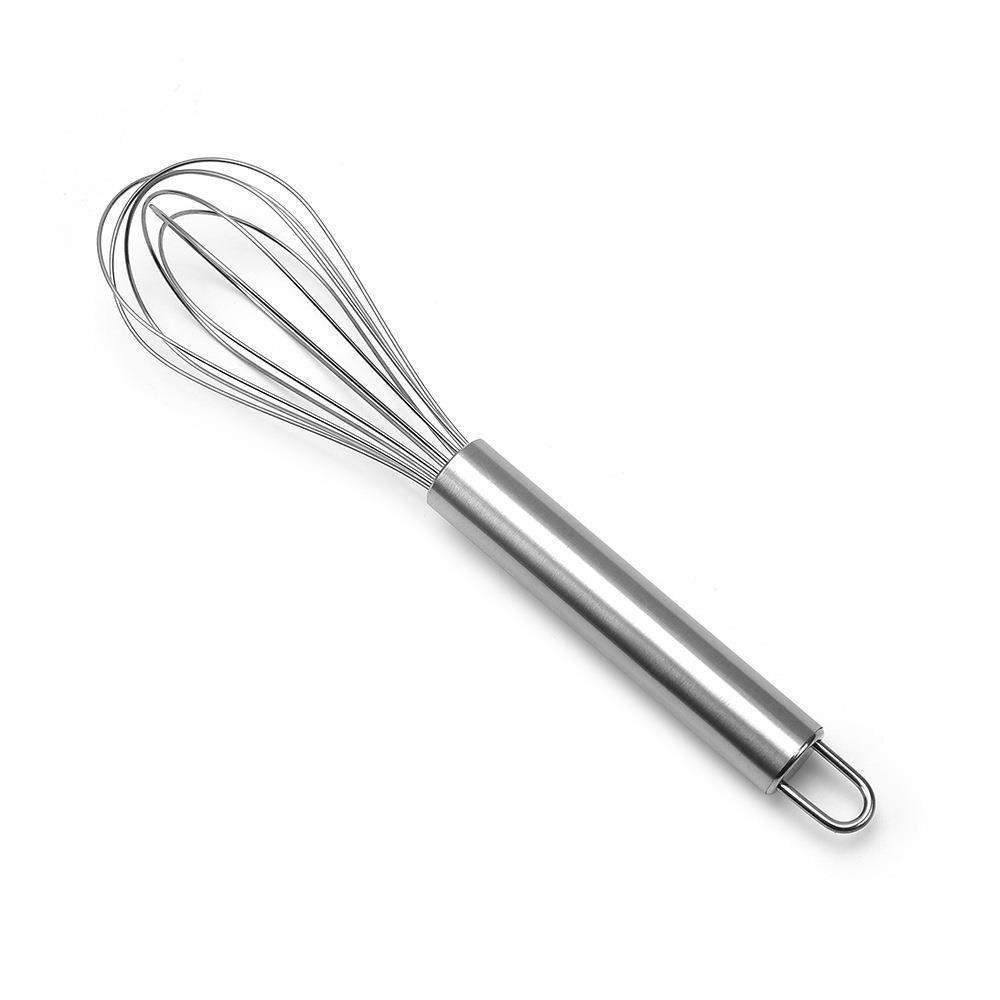 Stainless Steel Handheld Egg Beater - Multi-purpose Whisk for Baking