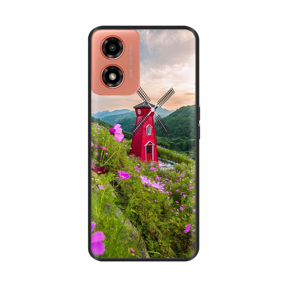 Hülle Für Moto G04s Stoßfest Schwarz Weiches Silikon Rückabdeckung Handyhülle auf Für Motorola Moto G04S G04 MotoG04 MotoG04s Bumper