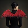 Draktilbehør Demon Voksne Djevel Cosplay Maske Halloween Demonvinger Rekvisitt for Maskeradefest Cosplay