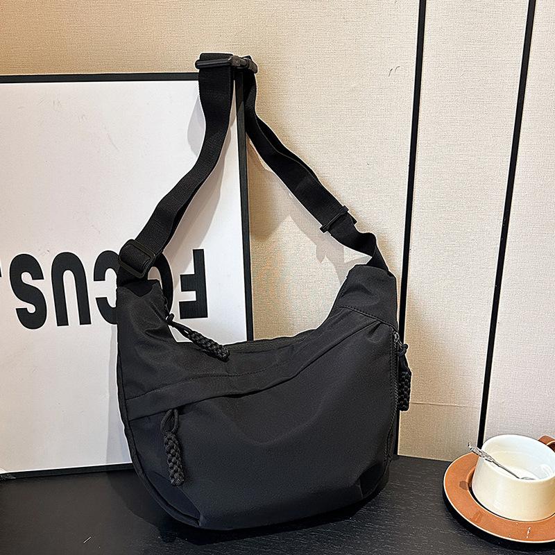 Модная сумка через плечо большой емкости для поездок на работу, новая повседневная универсальная сумка-тоут в спортивном стиле из нейлона One Size