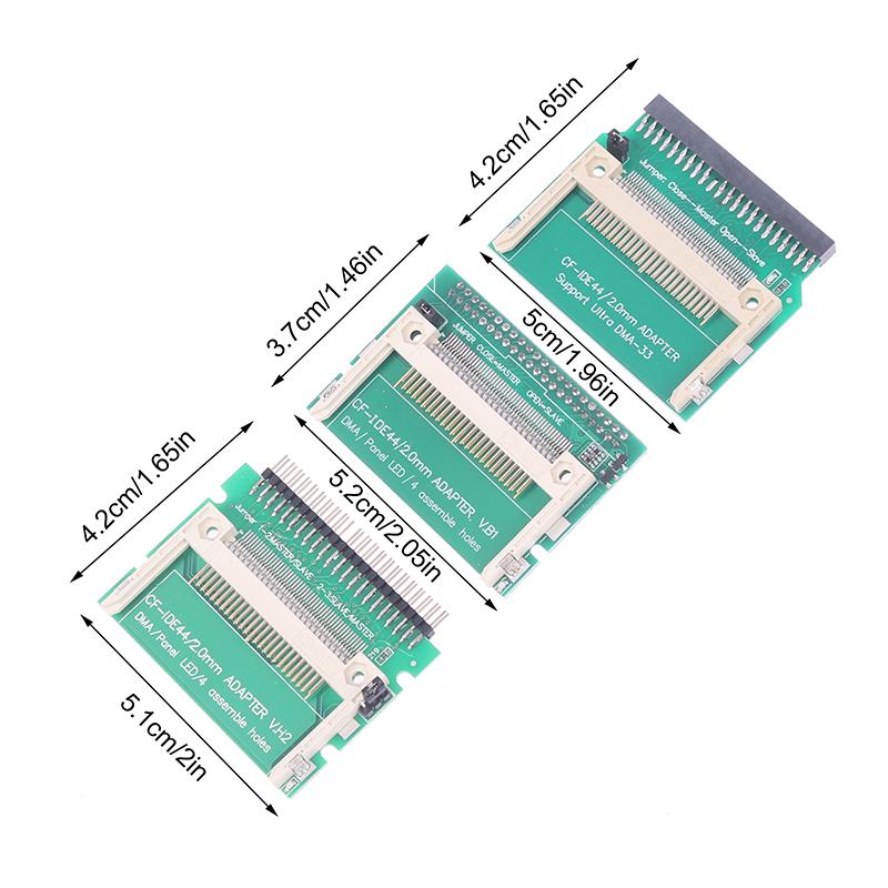 Cf Compact Flash Memory Card To Laptop Ide 2.5" 44 Pin Drive Board Hdd Bootable Adapter Converter Card