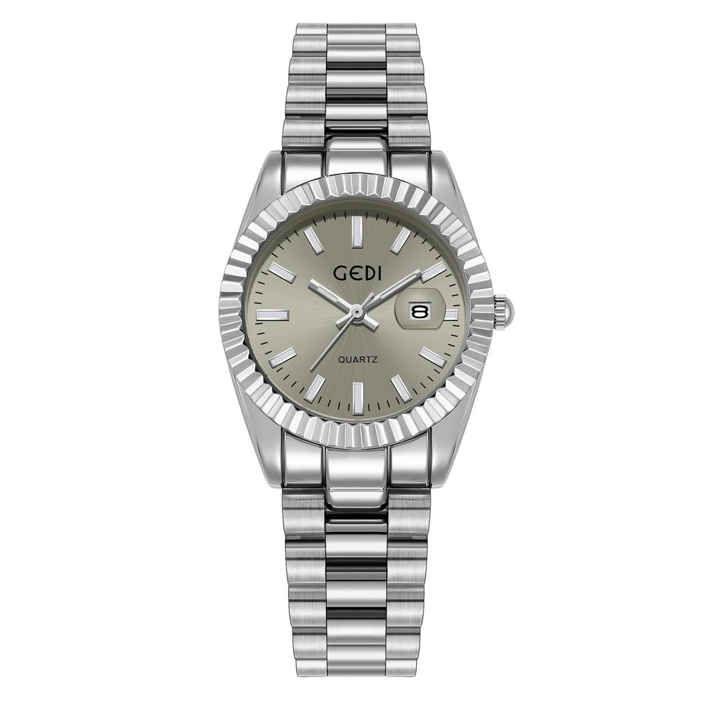 Steel Belt Watch Women'S Log Type Same Watch Women'S High-End Calendar Watch