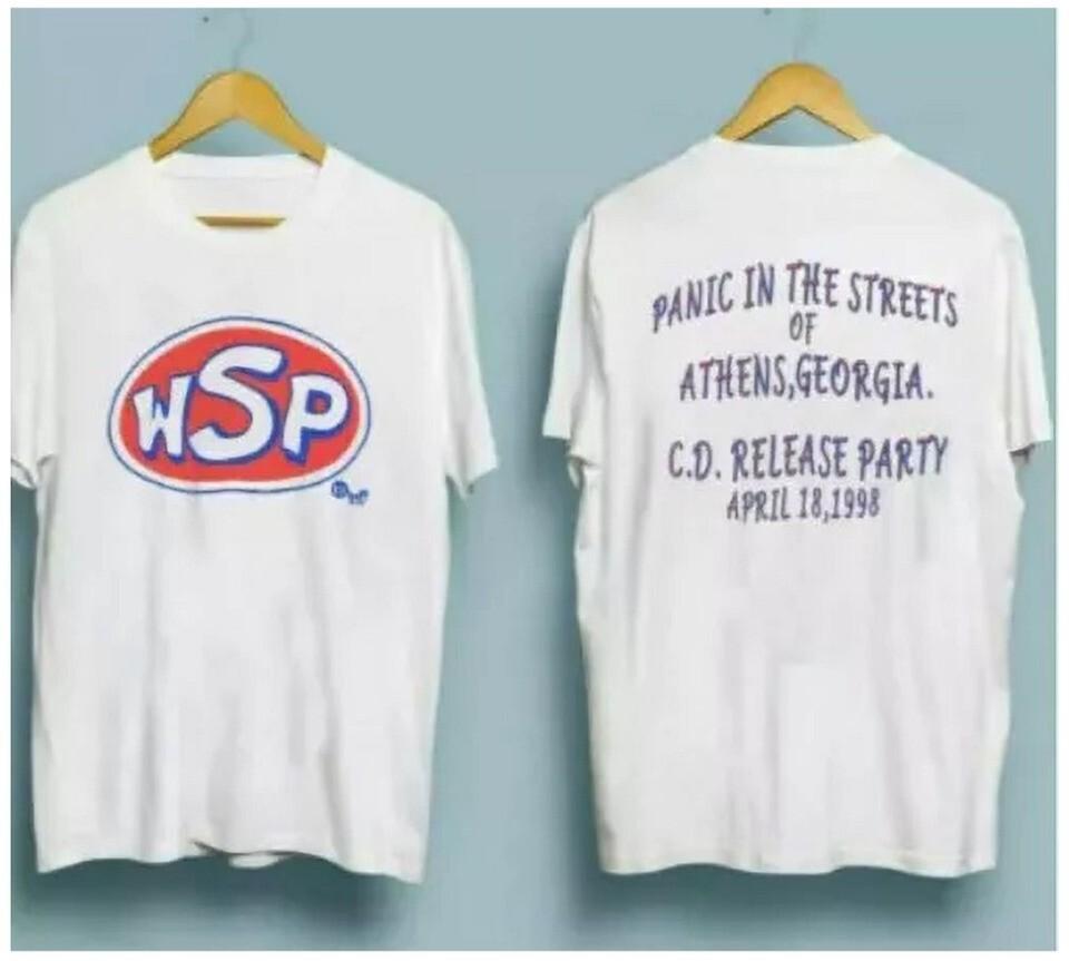 90s Widespread Panic In The Streets Athens Georgia 1998 Band Unisex Shirt Q2344 Unisex T-Shirt XXXL