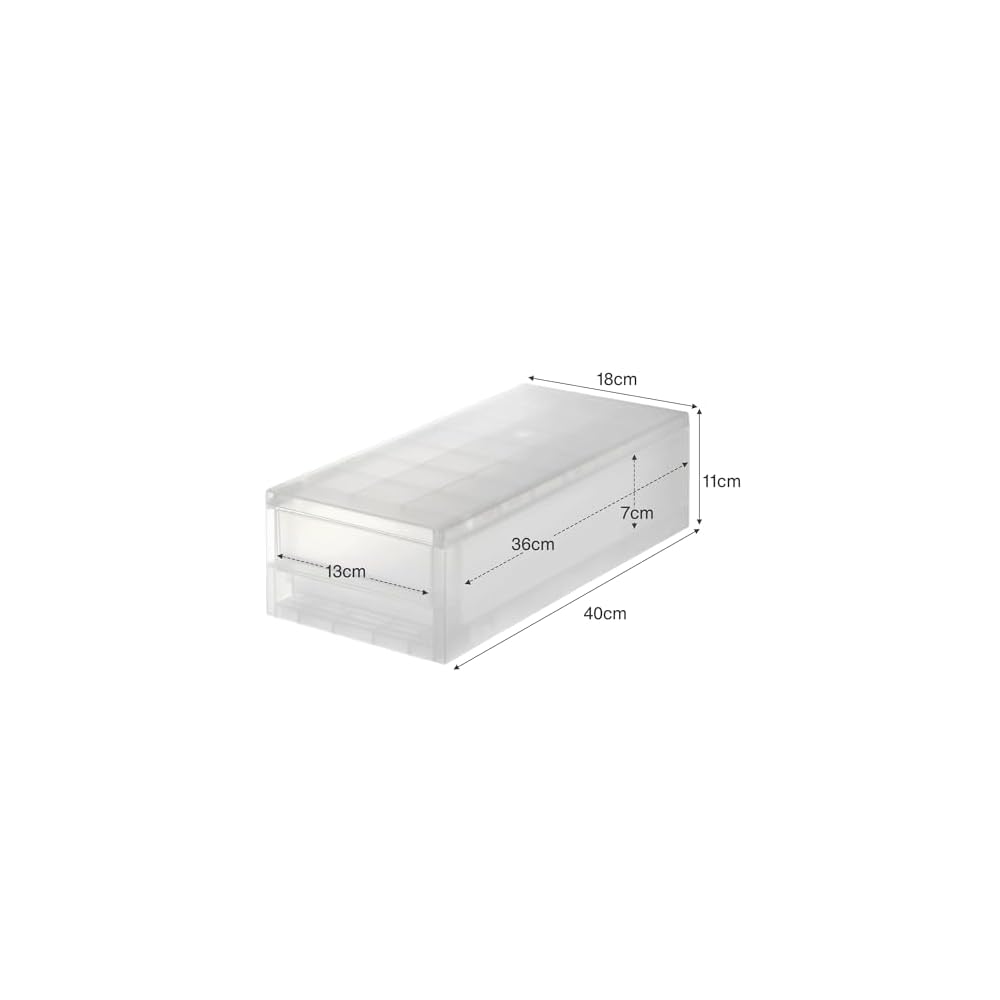 MUJI Polypropylene Storage Container, Additional Unit, Small, 83832155