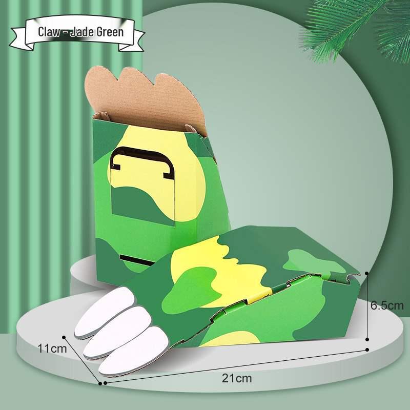 Dinosaur Cardboard DIY Kit for Kids - Wearable Toy for Children s Day