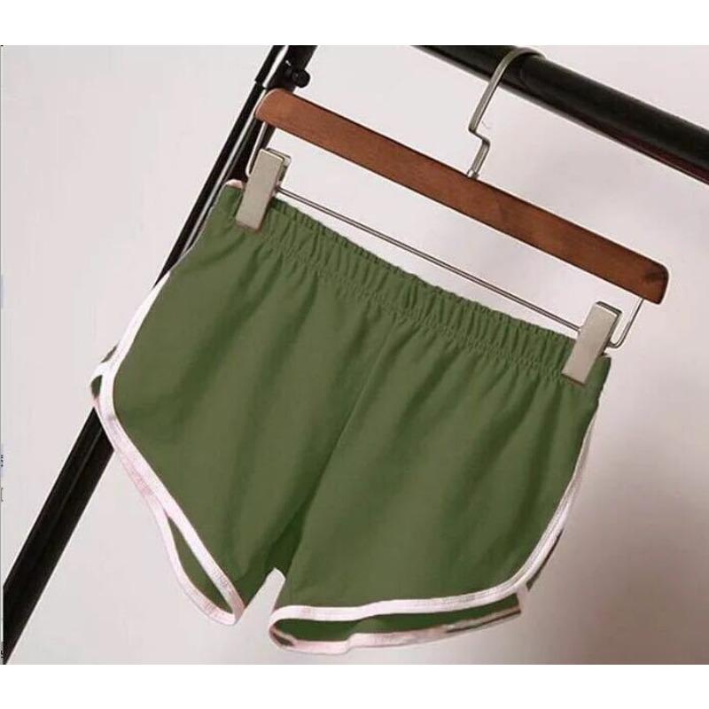 Sports Shorts Women's Home Casual Solid Color Yoga Beach Pants Candy Color Hot Pants