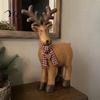 Tiered Tray Seasonal Ornaments Rustic Elk Ornament, Handcrafted Resin Deer Figurine, Decorative Figurines for Home Decor Wildlife Sculpture