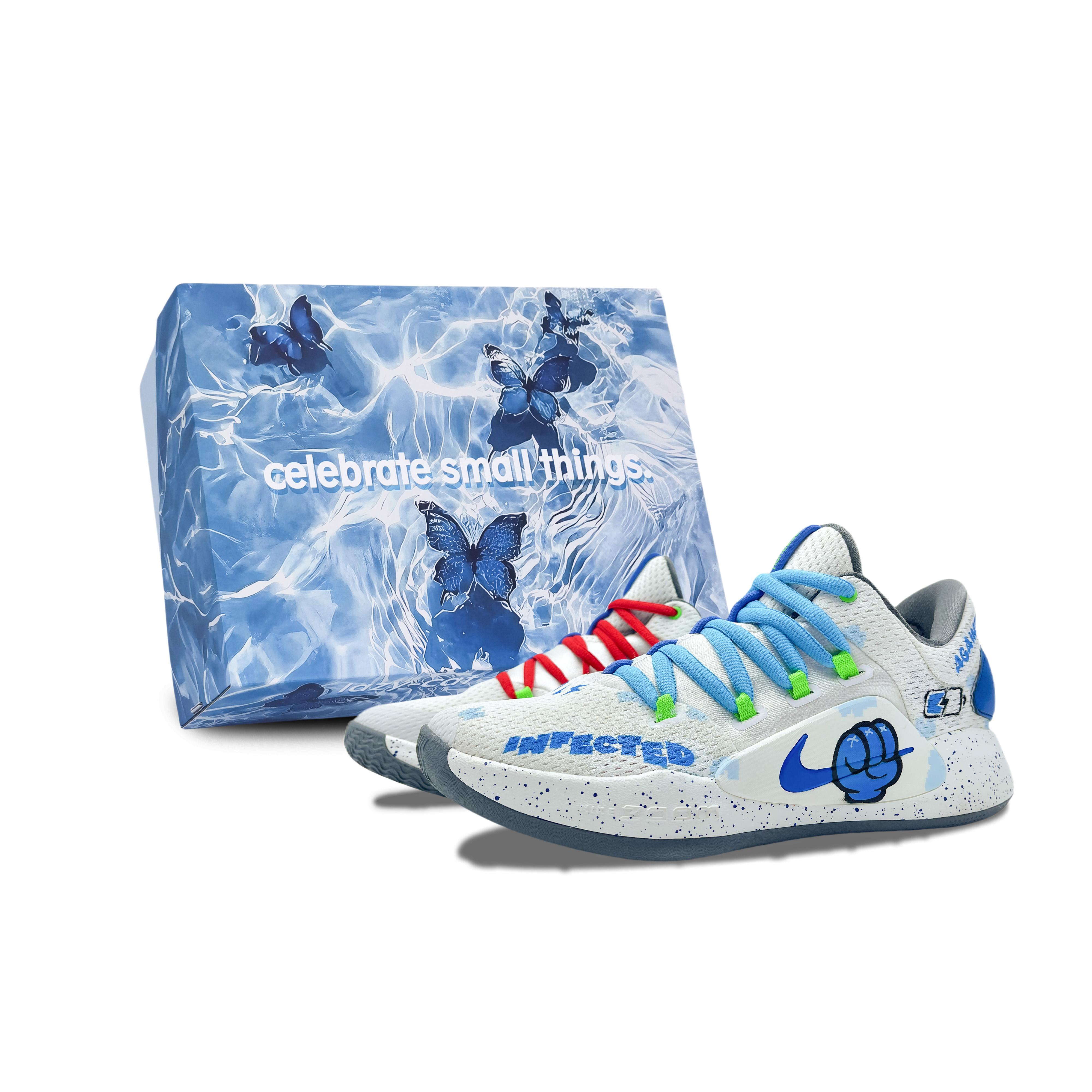 

Nike Hyperdunk X Cushioning Slip Resistant Abrasion Resistant Low top Basketball Shoes Men s White FQ6855-181(Team188-S-BOX) 42.5
